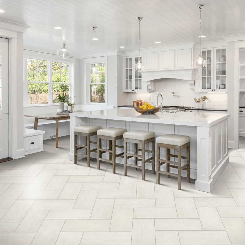 Stockdale Tile providing tile flooring solutions in Bakersfield, Visalia, and Tehachapi, CA - Sinova - White Canvas