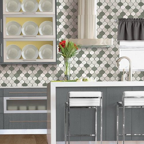 Custom tile backsplash in Porterville, CA from Stockdale Tile